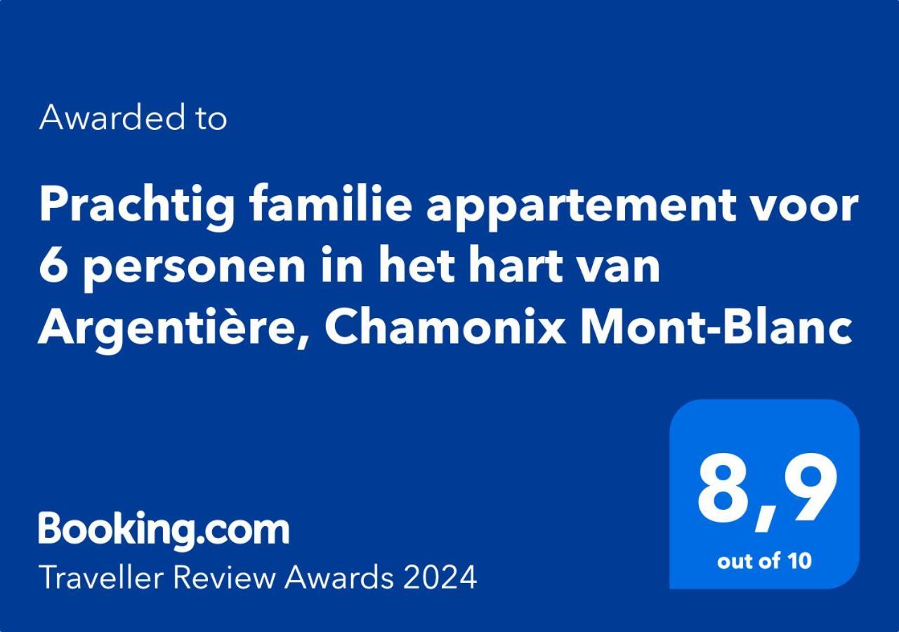 Prachtig Familie Appartement Voor 6 Personen In Het Hart Van Argentiere, Chamonix Mont-Blanc Exterior foto